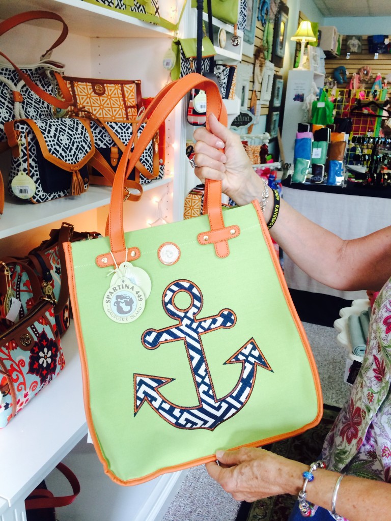 Emerald Isle beach tote